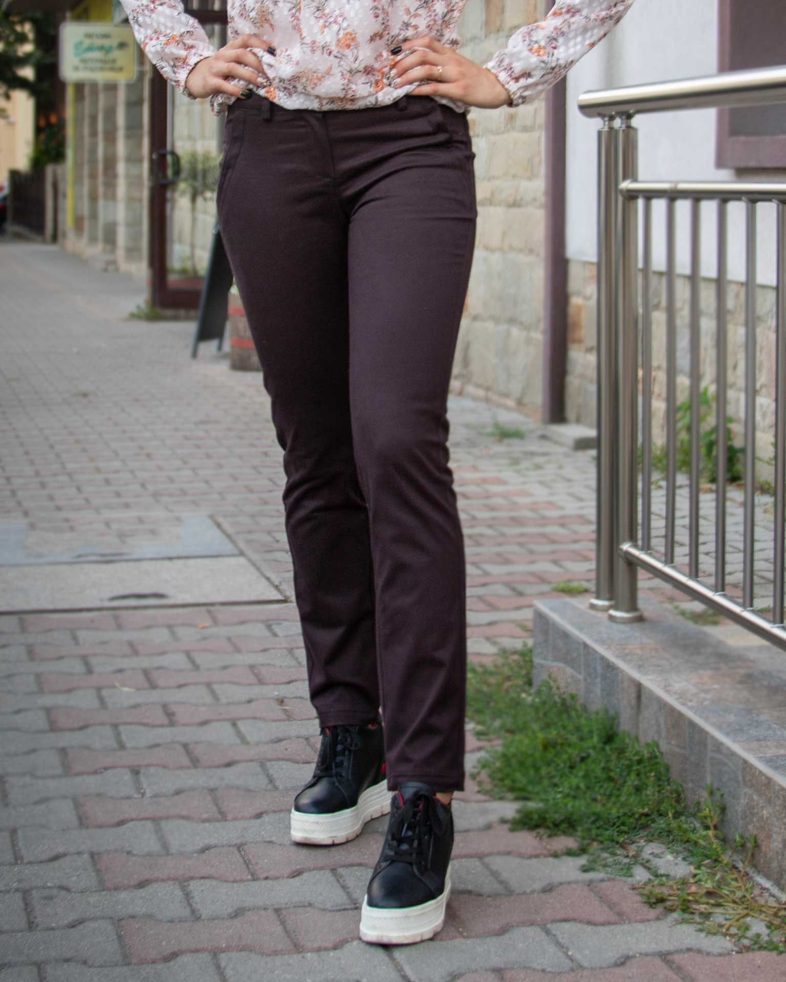 Brown Cotton Pants Brown Cotton Pants
