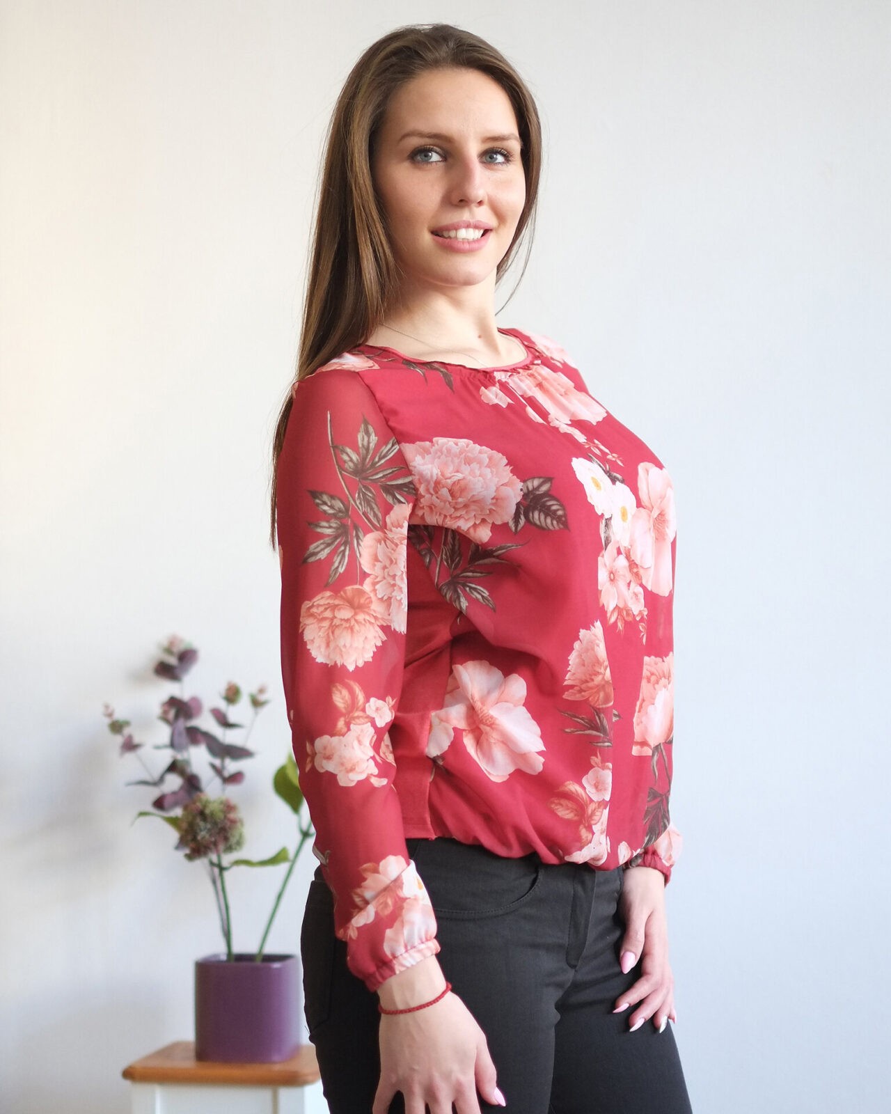 Chiffon Tricot Blouse