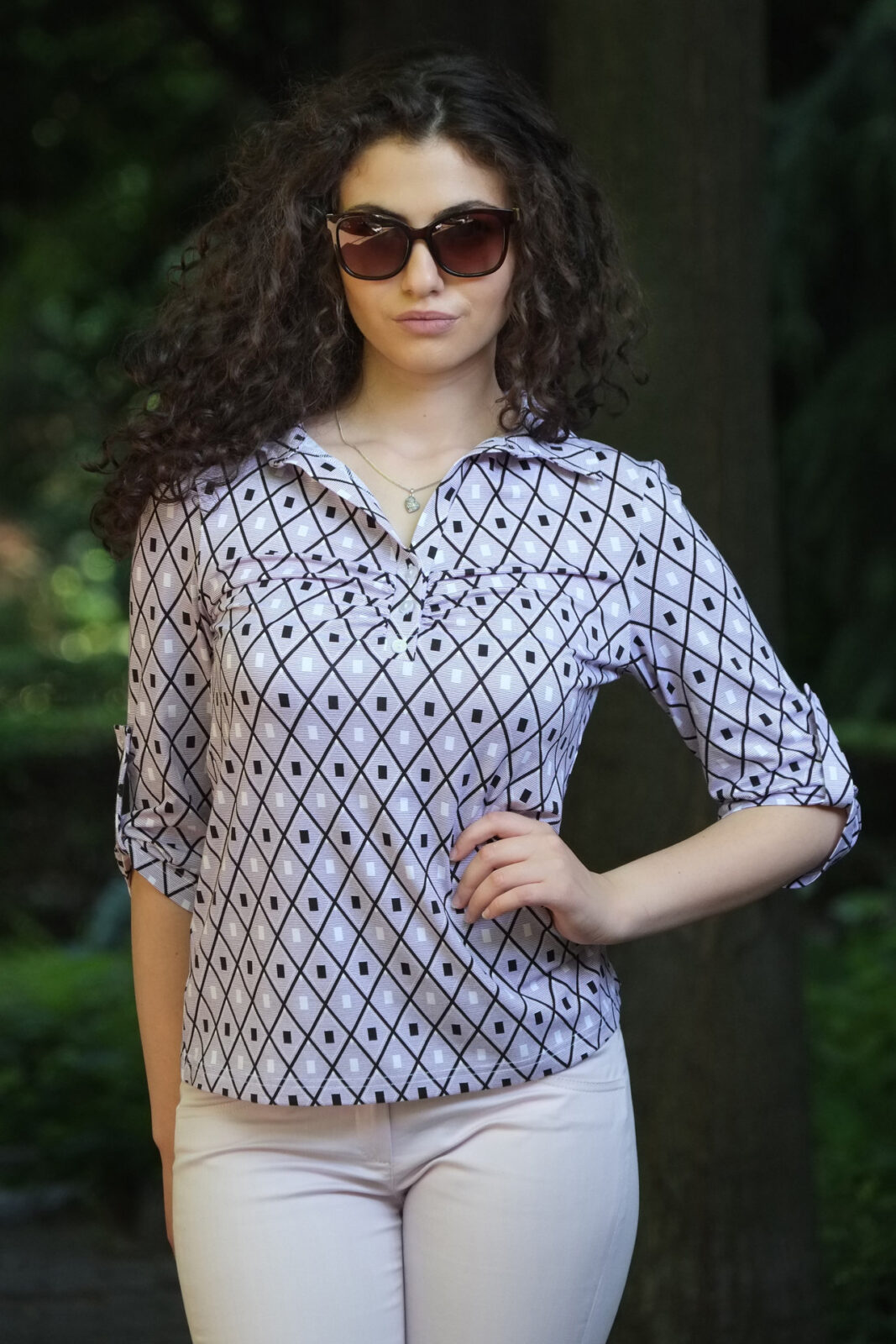 Blouse In Purple Blouse In Purple