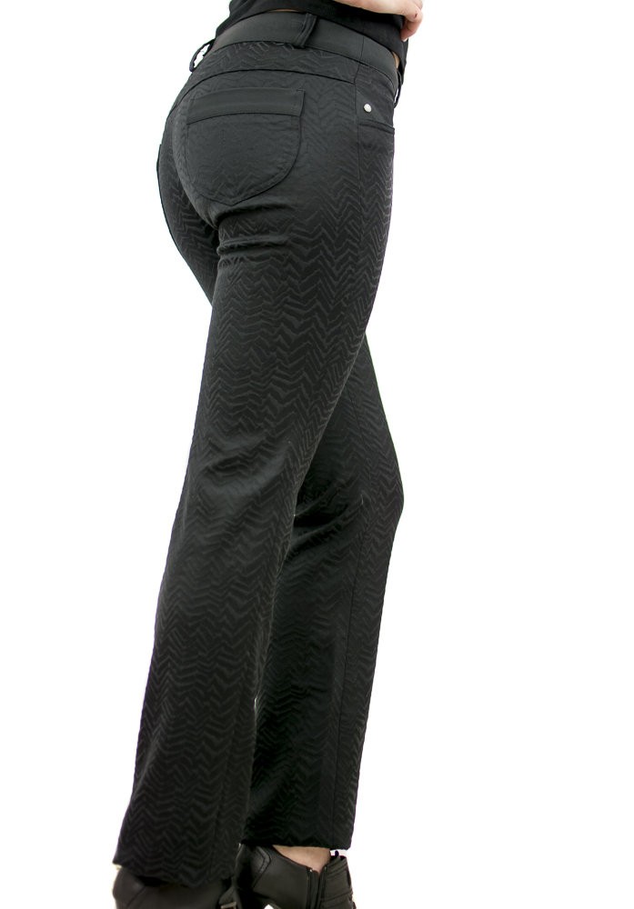 Black Jackard Pants