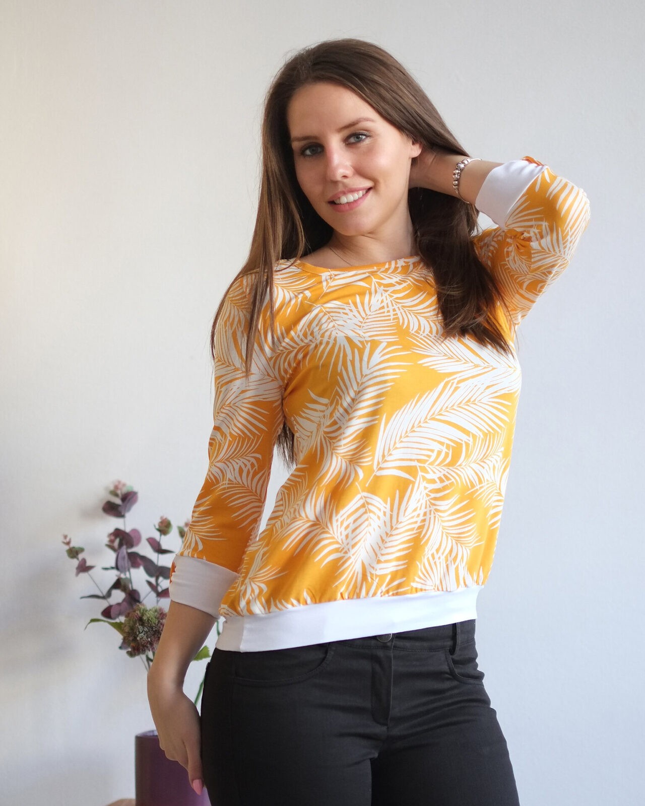 Yellow Viscose Blouse Yellow Viscose Blouse