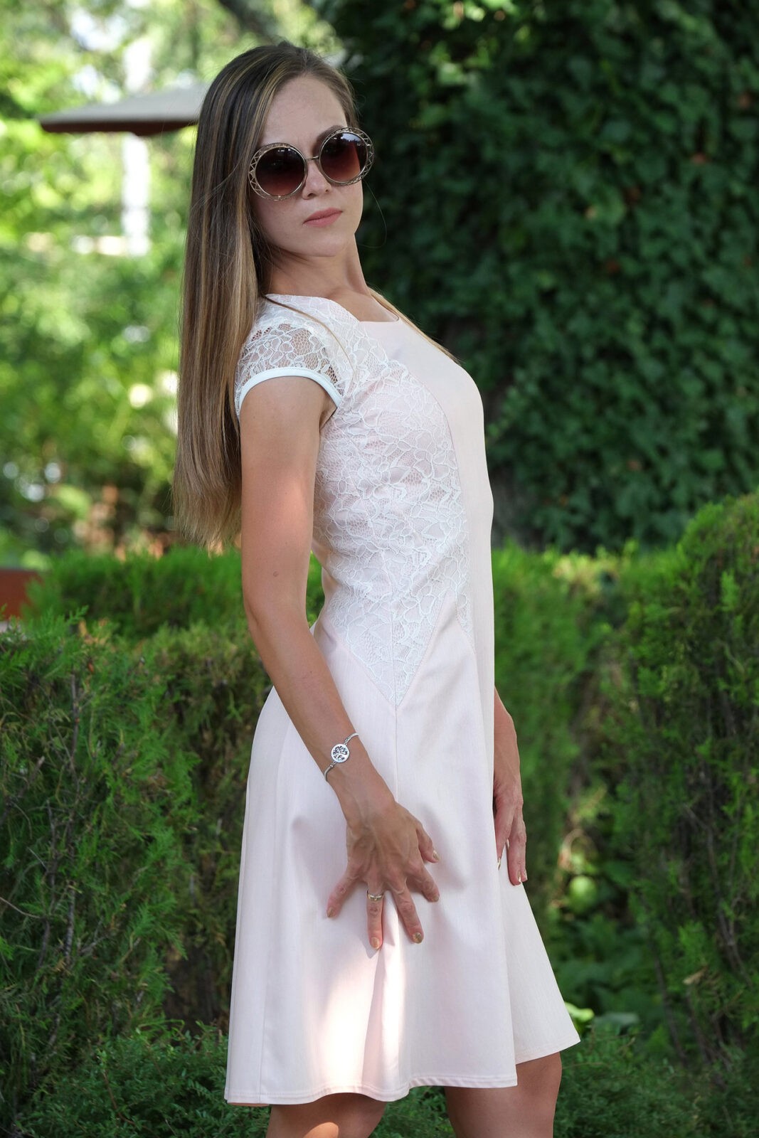 Summer Viscose Dress With Lace 4207495-Copy Viscose Summer Dress With Lace