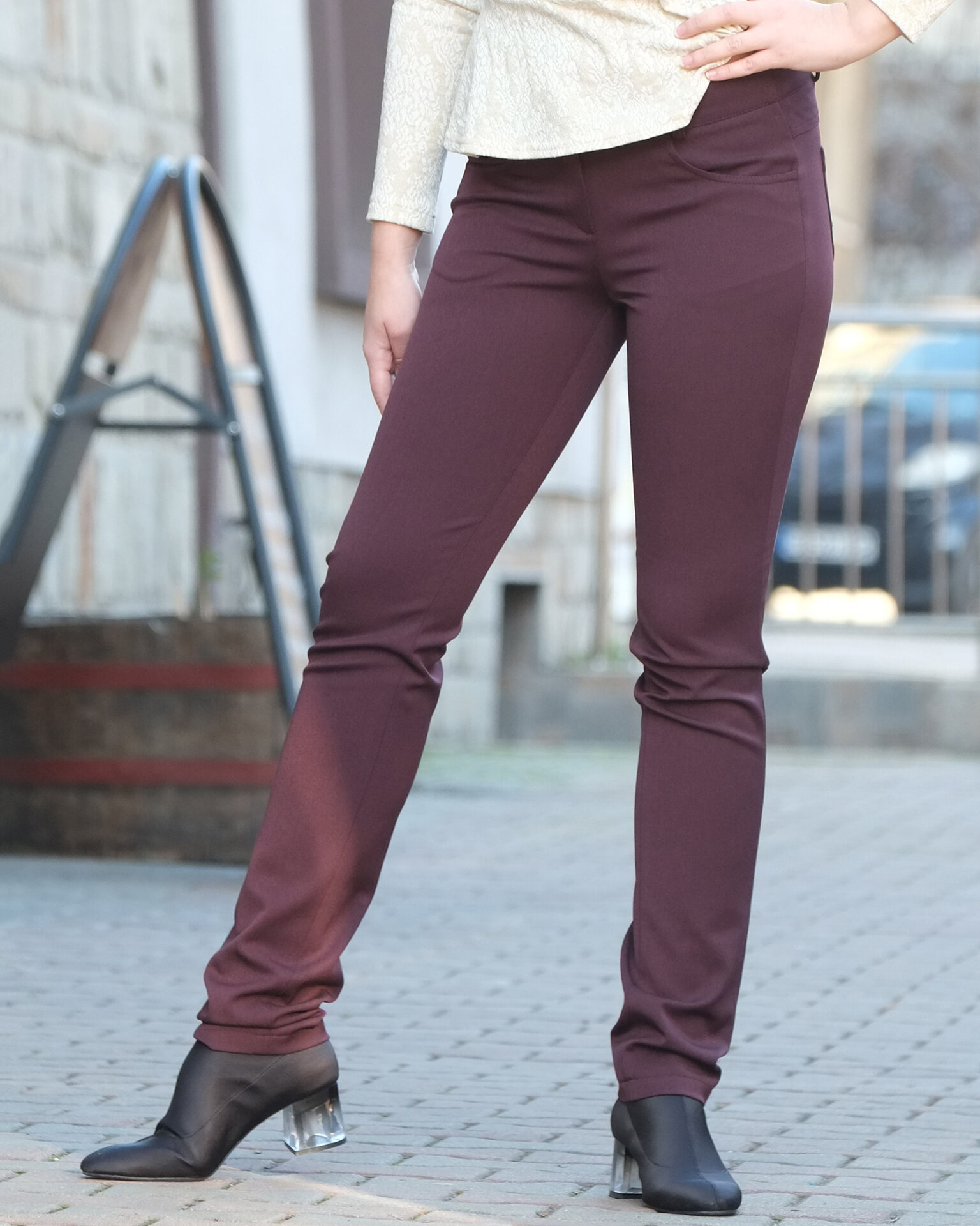 Grey Thick Pants 8731382-Copy Thick Burgundy Pants