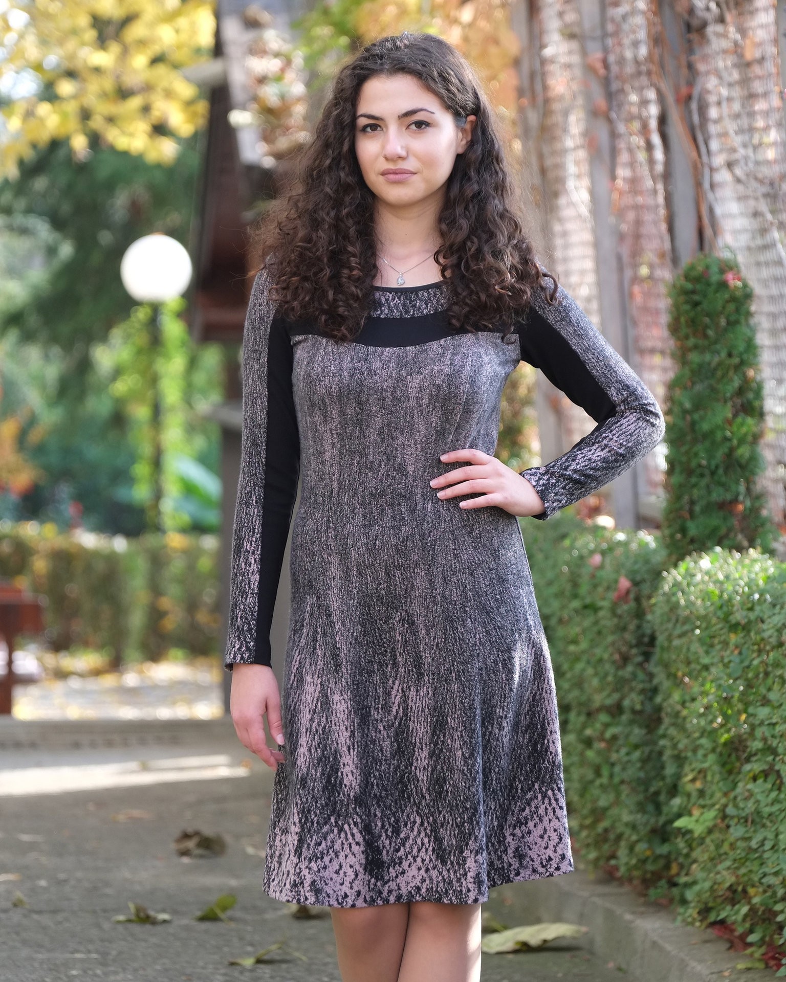 Angora Dress With Beads 9528469-Copy Cut-Up Dress