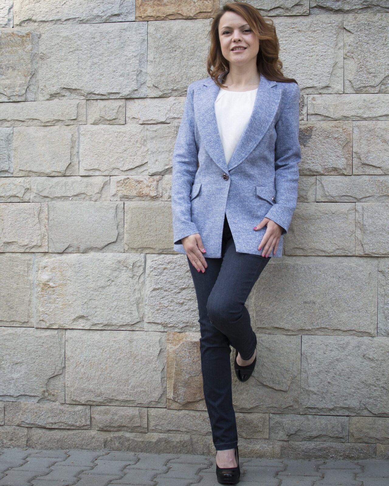 Blue Extended Jacket Blue Extended Jacket