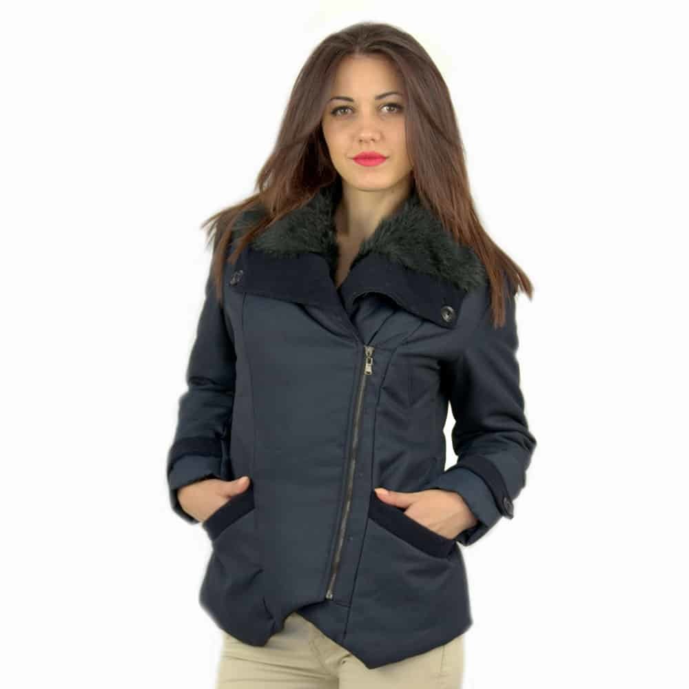 Dark Blue Wadded Jacket Dark Blue Wadded Jacket