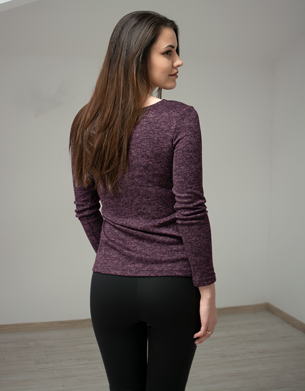 финно плетиво бордо