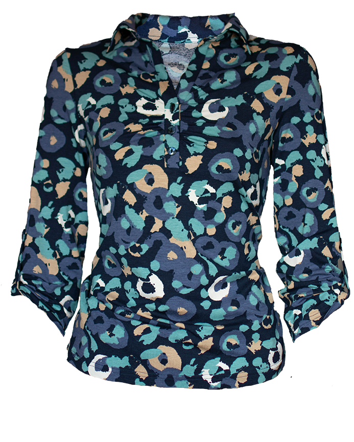 DSC_0162 ДАМСКА ЦВЕТНА БЛУЗА