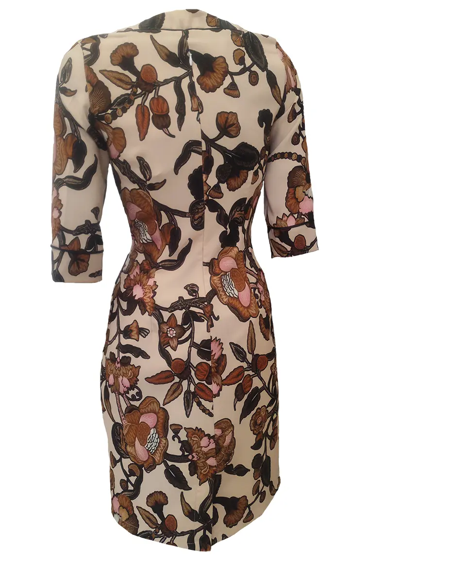 ДАМСКА РОКЛЯ С ФЛОРАЛЕН ПРИНТ ДАМСКА РОКЛЯ С ФЛОРАЛЕН ПРИНТ