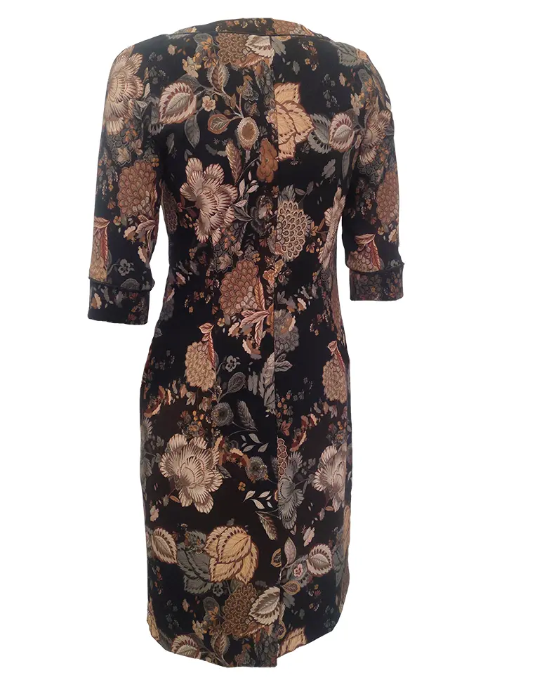 ДАМСКА РОКЛЯ С ФЛОРАЛЕН ПРИНТ ДАМСКА РОКЛЯ С ФЛОРАЛЕН ПРИНТ