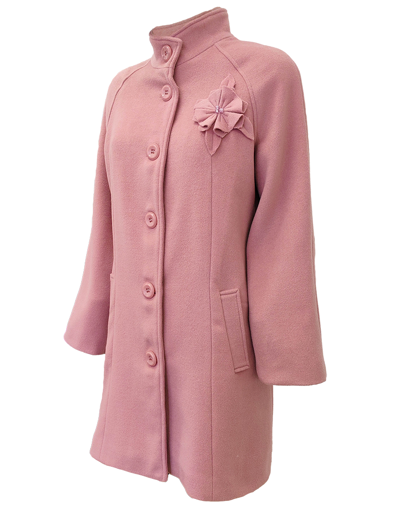 ДАМСКО ВЪЛНЕНО ПАЛТО ЦВЯТ ПУДРА ДАМСКО ВЪЛНЕНО ПАЛТО ЦВЯТ ПУДРА