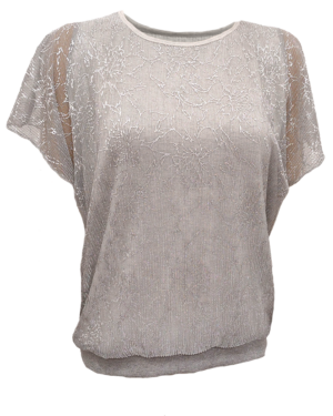 Home ДАМСКА СРЕБЪРНА БЛУЗА С КЪС РЪКАВ