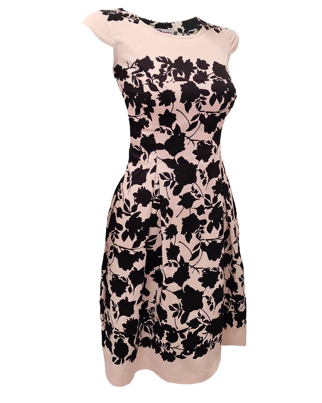 ДАМСКА РОКЛЯ ФЛОРАЛЕН ПРИНТ ЦВЯТ ПУДРА ДАМСКА РОКЛЯ ФЛОРАЛЕН ПРИНТ ЦВЯТ ПУДРА