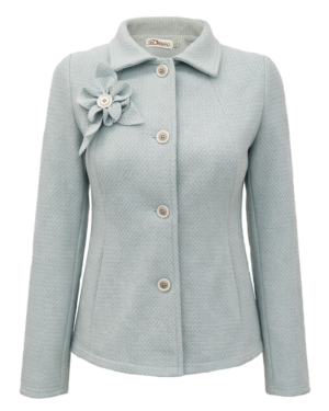 ДАМСКО ПАЛТО В ПАСТЕЛНО ЗЕЛЕНО