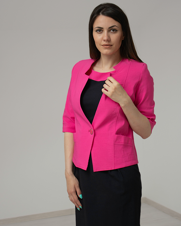 САКО БЕНГАЛИН В РОЗОВ ЦВЯТ САКО БЕНГАЛИН В РОЗОВ ЦВЯТ