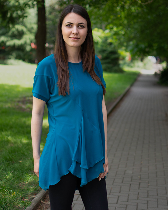 ДАМСКА ТУНИКА В СИН ЦВЯТ ДАМСКА ТУНИКА В СИН ЦВЯТ