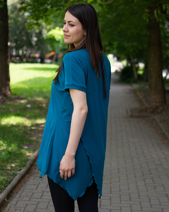ДАМСКА ТУНИКА В СИН ЦВЯТ ДАМСКА ТУНИКА В СИН ЦВЯТ