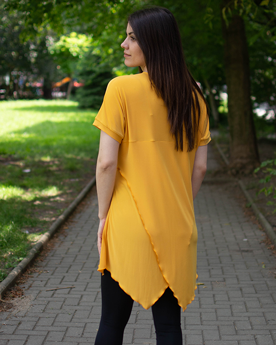 ДАМСКА ТУНИКА В ЦВЯТ ГОРЧИЦА ДАМСКА ТУНИКА В ЦВЯТ ГОРЧИЦА