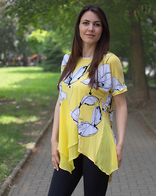 ДАМСКА ТУНИКА В ЖЪЛТ ЦВЯТ ДАМСКА ТУНИКА В ЖЪЛТ ЦВЯТ