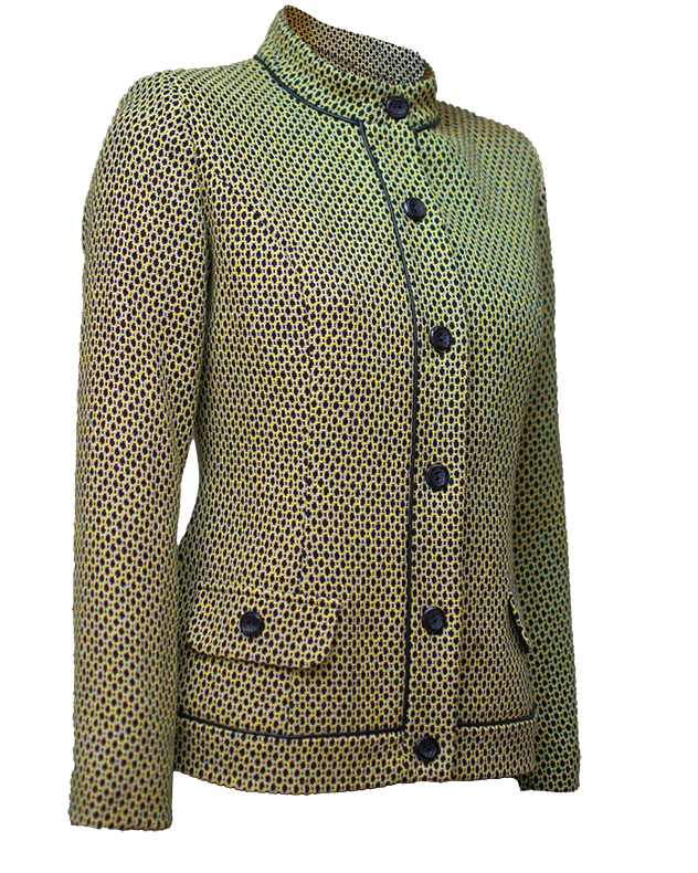 ЕЛЕГАНТНО ДАМСКО САКО ЖЪЛТ МЕЛАНЖ ЕЛЕГАНТНО ДАМСКО САКО ЖЪЛТ МЕЛАНЖ