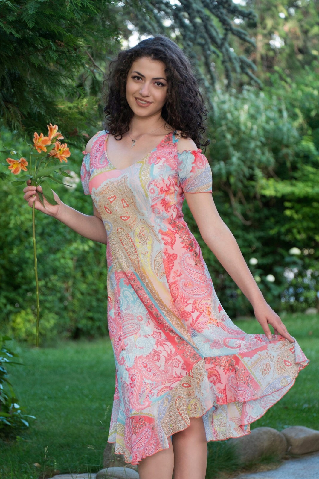 ЛЯТНА ШИФОНЕНА РОКЛЯ ЛЯТНА ШИФОНЕНА РОКЛЯ