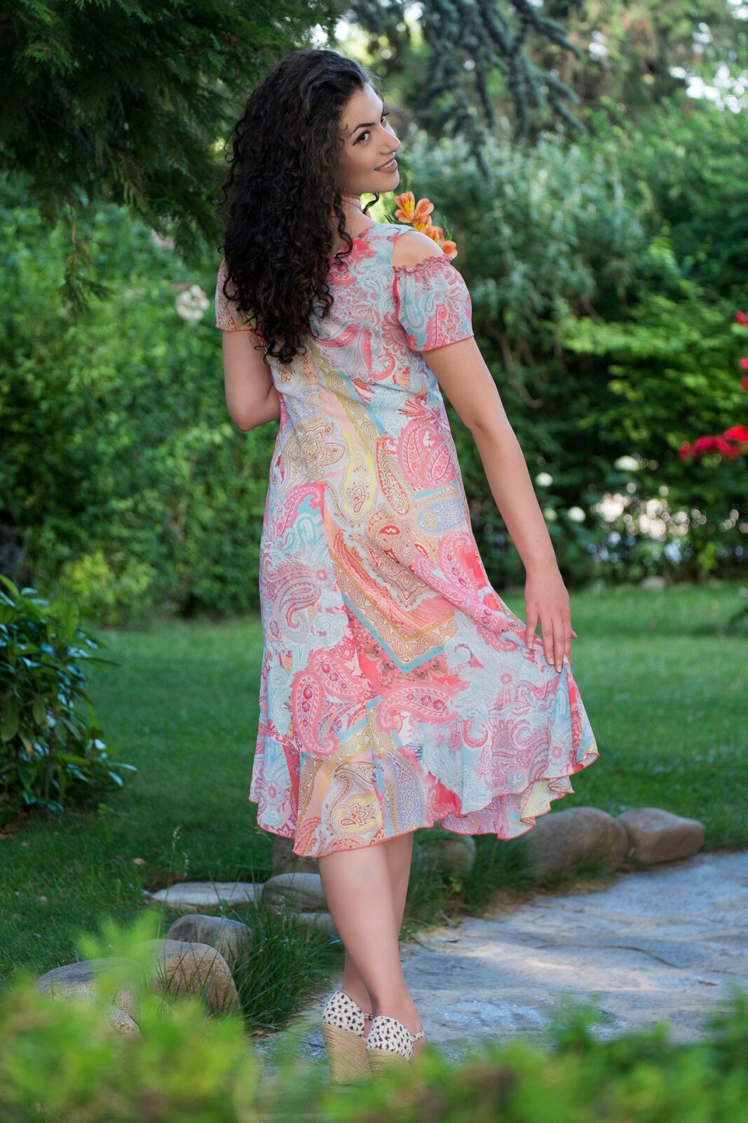 ЛЯТНА ШИФОНЕНА РОКЛЯ ЛЯТНА ШИФОНЕНА РОКЛЯ