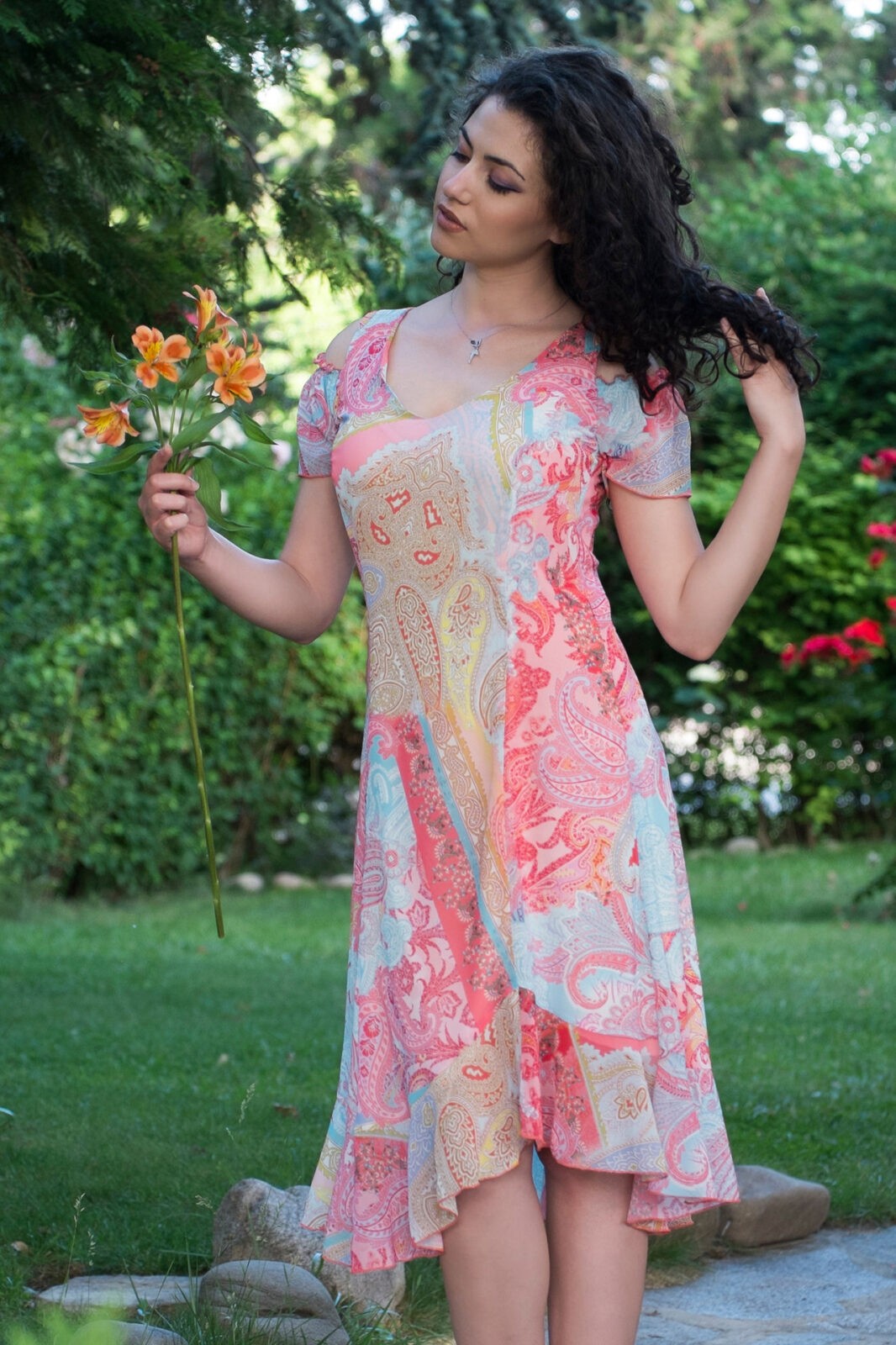 ЛЯТНА ШИФОНЕНА РОКЛЯ ЛЯТНА ШИФОНЕНА РОКЛЯ