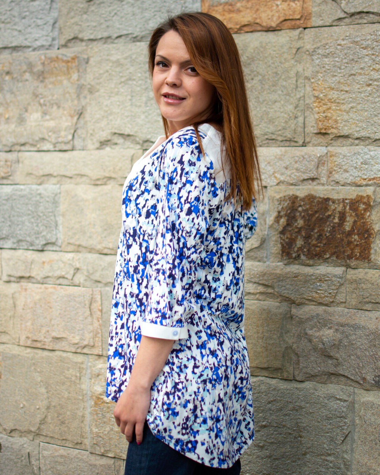 ТУНИКА С ПЛАТКА СИНЯ ТУНИКА С ПЛАТКА СИНЯ