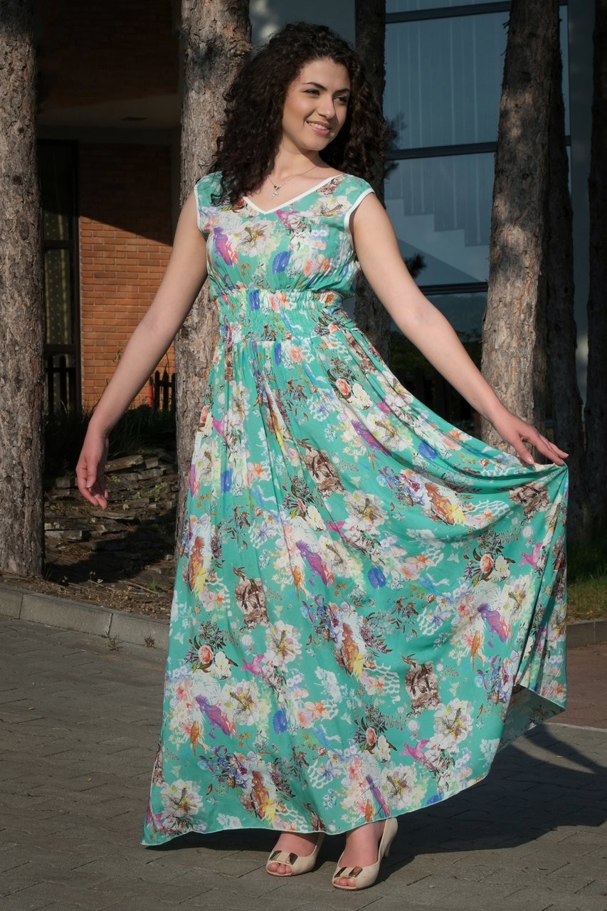 РОКЛЯ ВИСКОЗА ЦВЕТЯ РОКЛЯ ВИСКОЗА ЦВЕТЯ