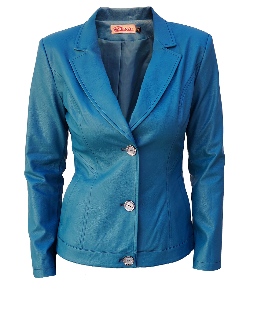 ЕЛЕГАНТНО ДАМСКО ЯКЕ В СИН ЦВЯТ ЕЛЕГАНТНО ДАМСКО ЯКЕ В СИН ЦВЯТ