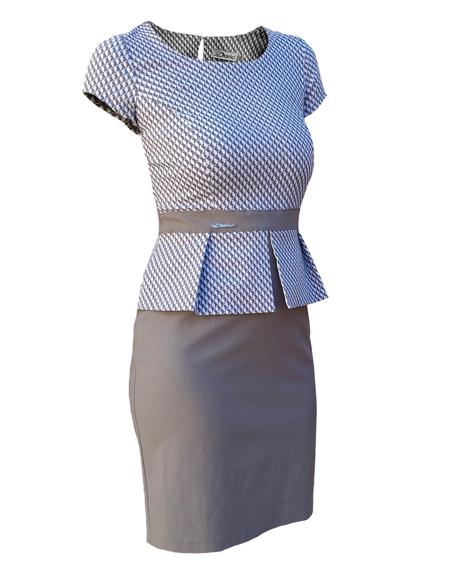 ЕЛЕГАНТНА ДАМСКА РОКЛЯ ЖАКАРД ЕЛЕГАНТНА ДАМСКА РОКЛЯ ЖАКАРД