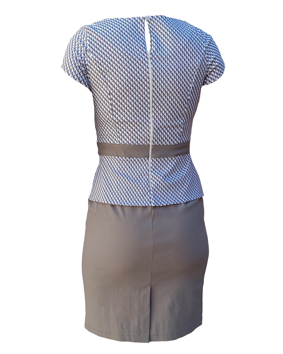 ЕЛЕГАНТНА ДАМСКА РОКЛЯ ЖАКАРД ЕЛЕГАНТНА ДАМСКА РОКЛЯ ЖАКАРД