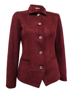 ЕЛЕГАНТНО ДАМСКО САКО БОРДО