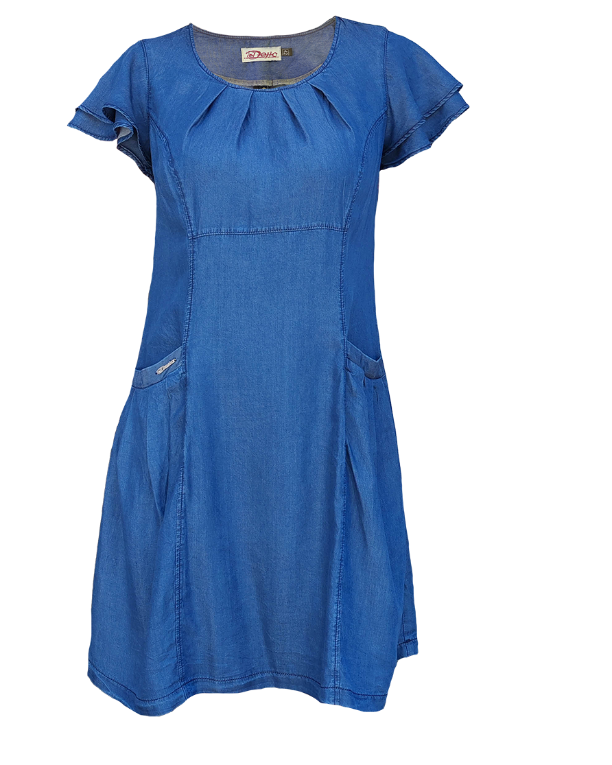 ДАМСКА РОКЛЯ ТЕНСЕЛ В ДЕНИМ ДАМСКА РОКЛЯ ТЕНСЕЛ В ДЕНИМ