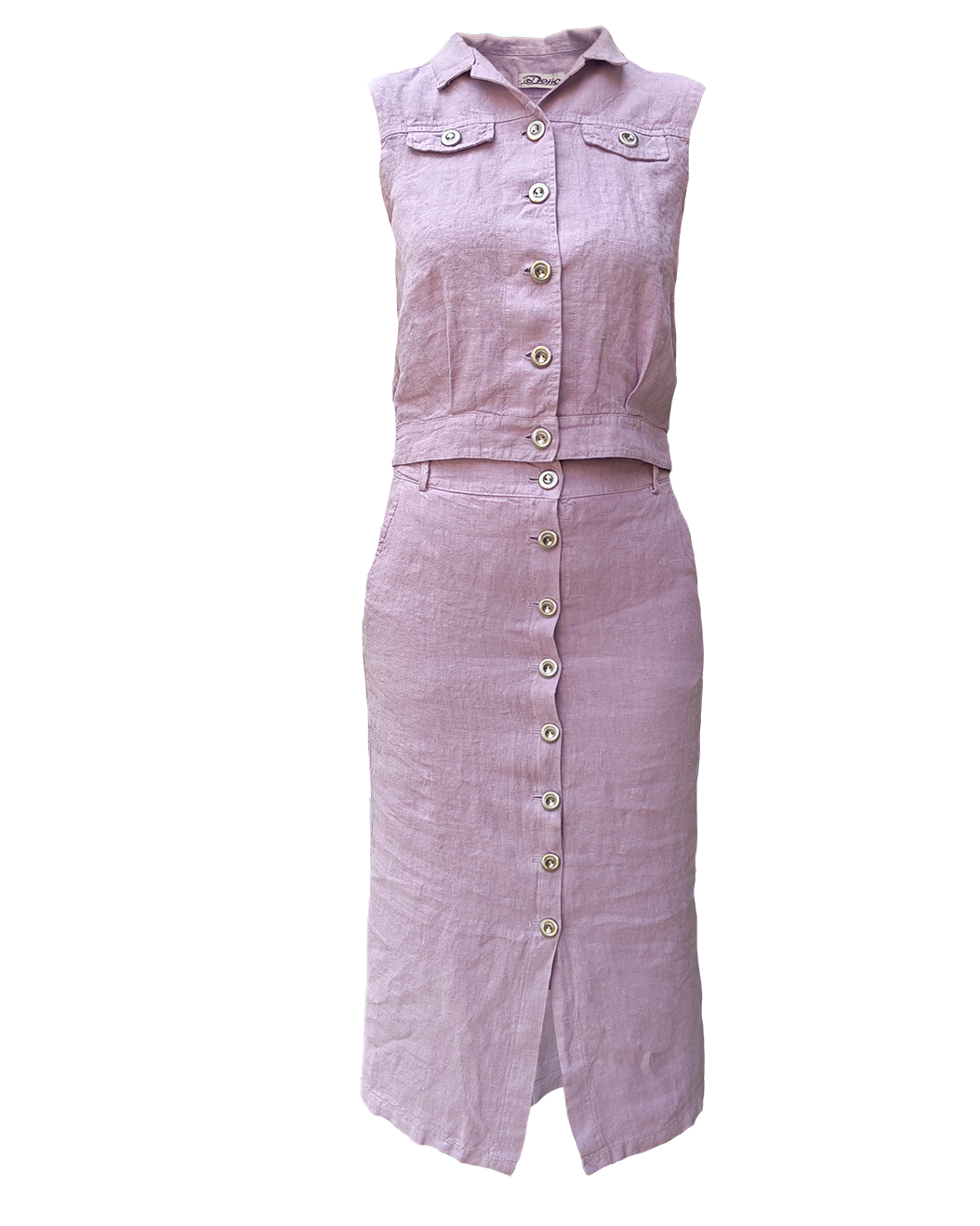 МИДИ ПОЛА ЛЕН С КОПЧЕТА В ЛИЛАВО МИДИ ПОЛА ЛЕН С КОПЧЕТА В ЛИЛАВО